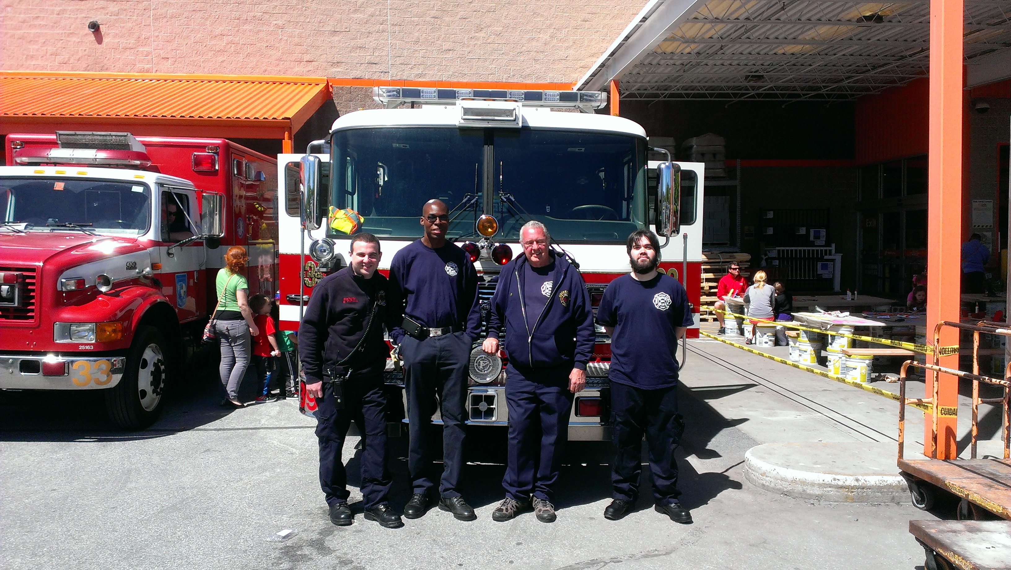 Home Depot Fire Safety Day