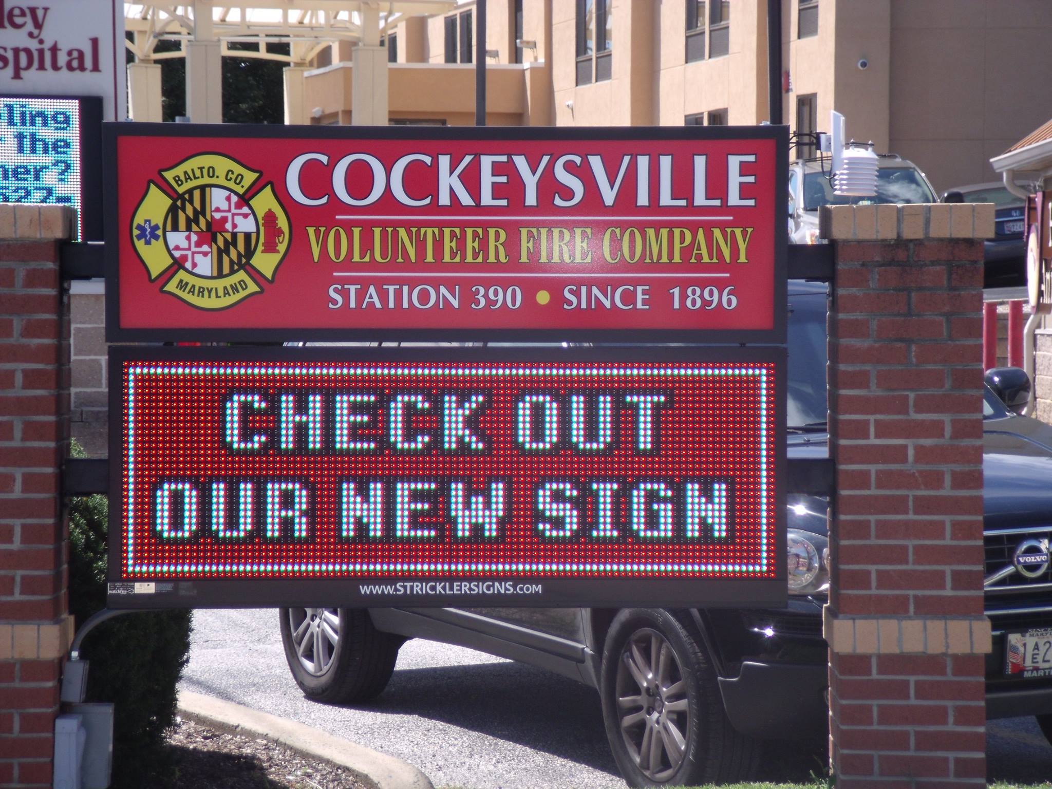 CVFC Installs New Sign On York Road