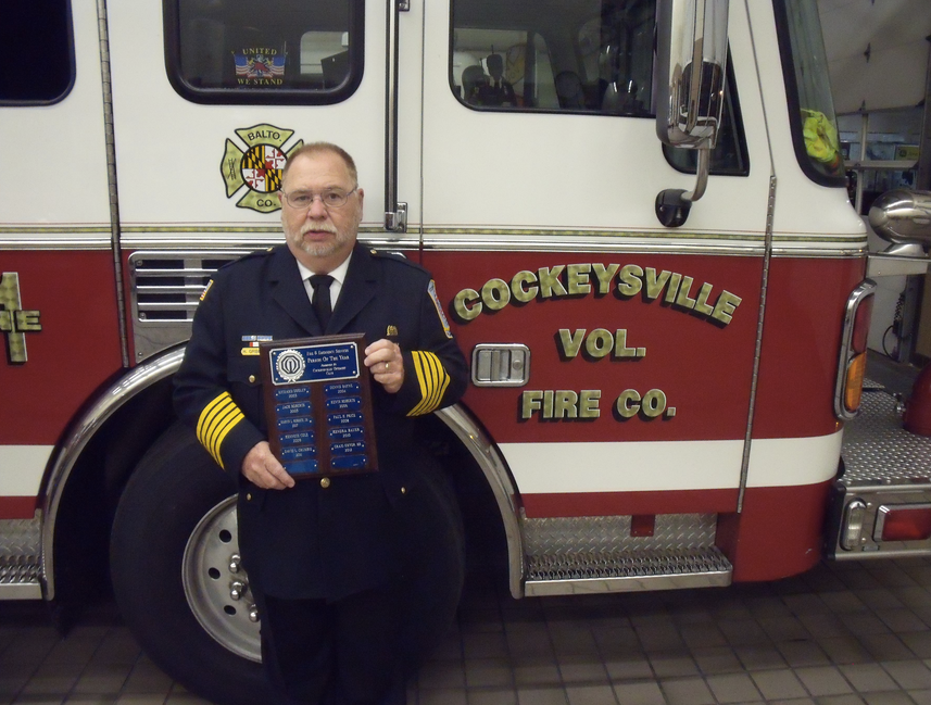 Harry Gribble Wins Firefighter of the Year