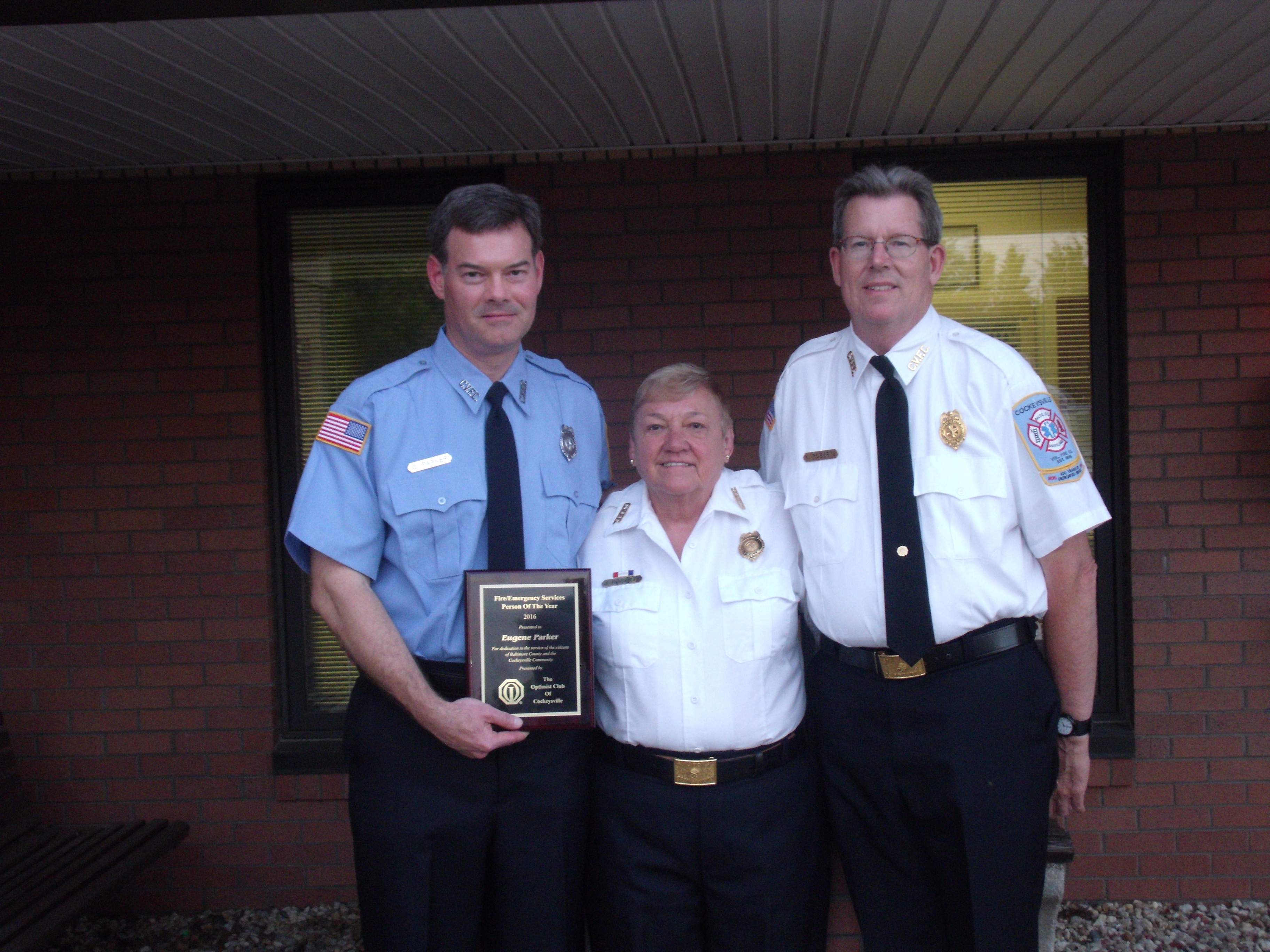 Gene Parker named Firefighter of the Year!