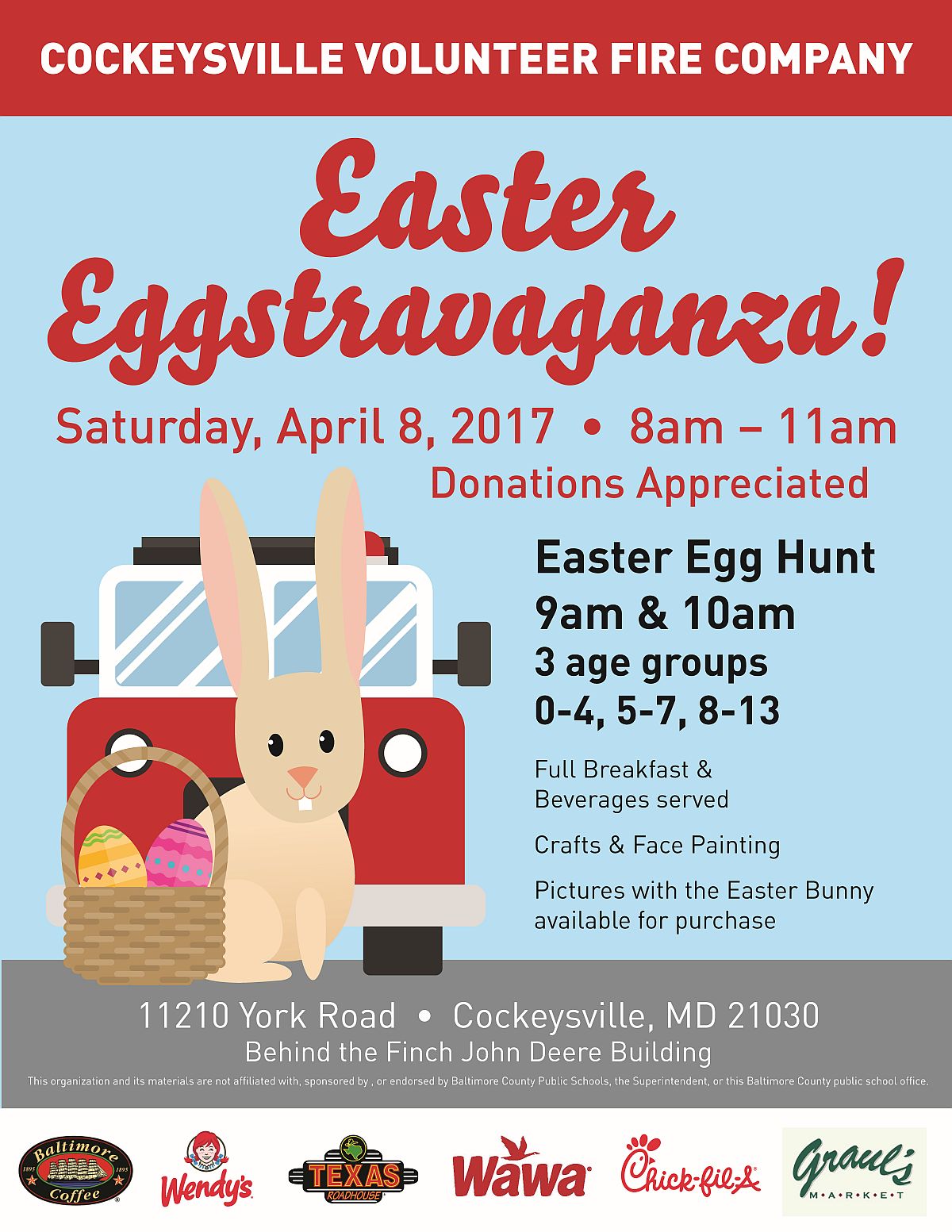 Breakfast with the Easter Bunny Returns to CVFC