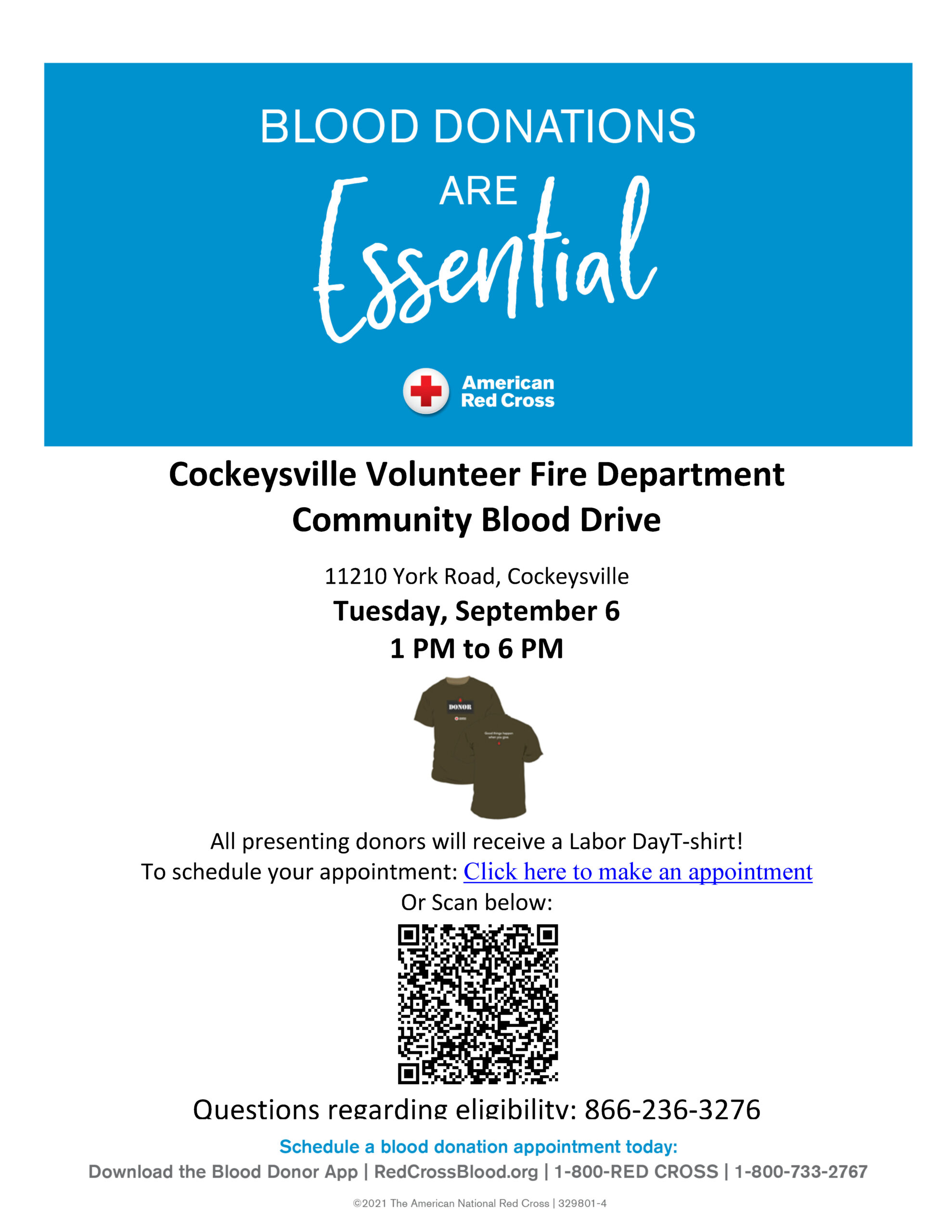 CVFC to Host Blood Drive